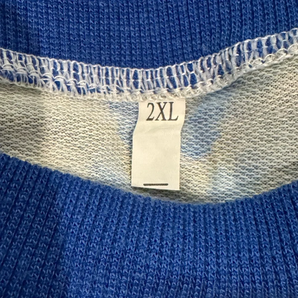 Cat Van Gogh Impressionist Long Sleeve Sweatshirt Style Shirt (Unisex)- size 2XL - Picture 6 of 6